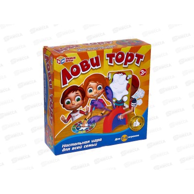 Настольная игра "Лови торт" В1458294-R1, "Играем Вместе" *2*18 Настольная игра "Лови торт" В1458294-R1, "Играем Вместе" *2*18