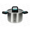 Кастрюля Изумруд LR02-242 18см 2,8л 5-слойное капсульное дно,склад руч Кастрюля Изумруд LR02-242 18см 2,8л 5-слойное капсульное дно,склад руч