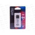 Флеш-карта USB 3.0 Perfeo  64GB C14 Silver metal series