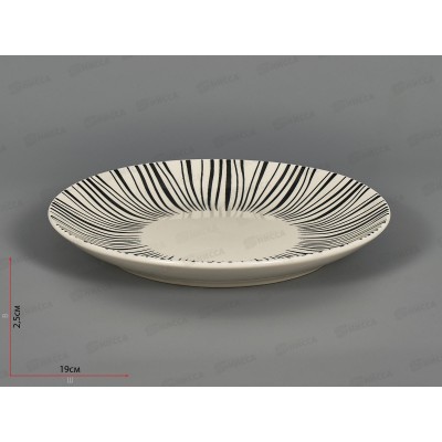 Тарелка десертная H230720A16-S/P 19см Wild spirit Тарелка десертная H230720A16-S/P 19см Wild spirit