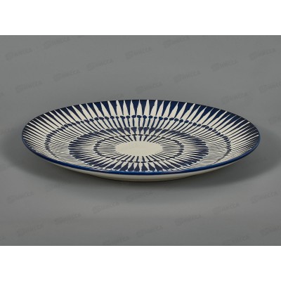 Тарелка обеденная H230720A17-D/P 26,5см Ethnic stile