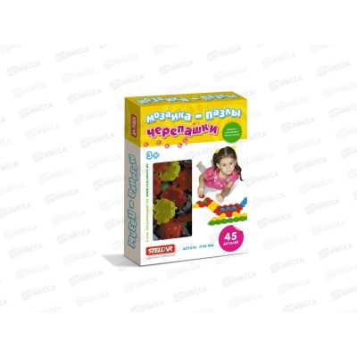 Мозаика пазлы "Черепашки" 40мм/45 деталей 01059 Мозаика пазлы "Черепашки" 40мм/45 деталей 01059