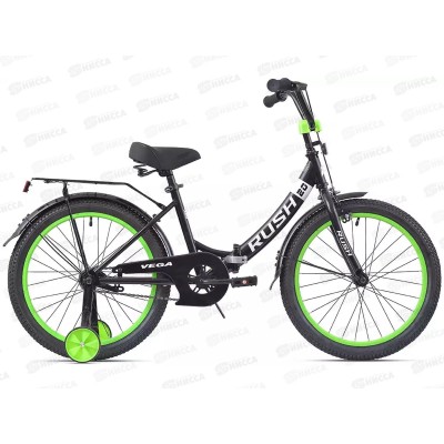 Велосипед 20&quot RUSH HOUR VEGA 200, черный, 358087