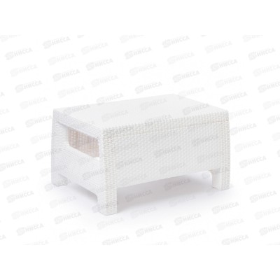 Стол "Ротанг-плюс" 765*570*420мм белый М8421 *1 Стол "Ротанг-плюс" 765*570*420мм белый М8421 *1