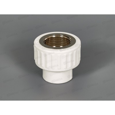 Адаптер PP-R с внутренней резьбой белый 25х1 Jakko *30/120