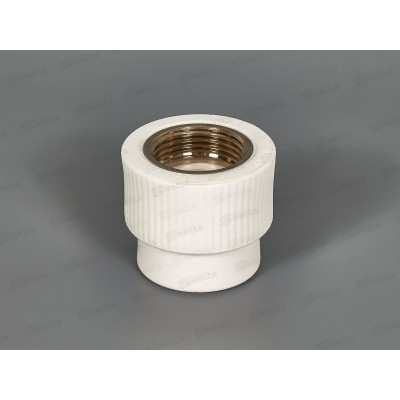 Адаптер PP-R с внутренней резьбой белый 32x1" Jakko *10/100 Адаптер PP-R с внутренней резьбой белый 32x1" Jakko *10/100