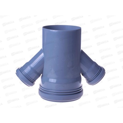 Крестовина канализационная 45 серая 110-50 Jakko *25