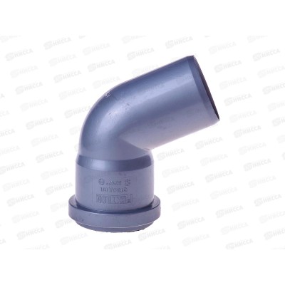 Отвод канализационный 67 серый 50 *130