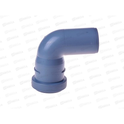 Отвод канализационный 87 серый 40 *100