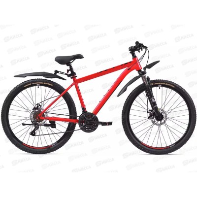 Велосипед 27,5" 21ск RUSH RX 705 DISC ST красный рама 18", 388081