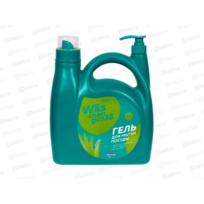 MCWas Гель-концентрат для мытья посуды Алоэ вера 4л *3