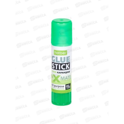 Клей карандаш Hatber 15гр. X-Mate 058739 *24 Клей карандаш Hatber 15гр. X-Mate 058739 *24