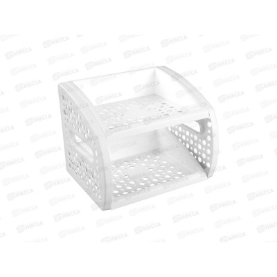 Полка настольная 2х ярусная Белый М6318 *16 Полка настольная 2х ярусная Белый М6318 *16