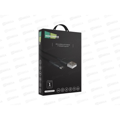 Дата-кабель More USB 2.0A для Type-C PURE choice K19a TPE 1м, черный *24