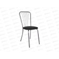Стул Венеция 4, к/з черный, краска хром Стул Венеция 4, к/з черный, краска хром