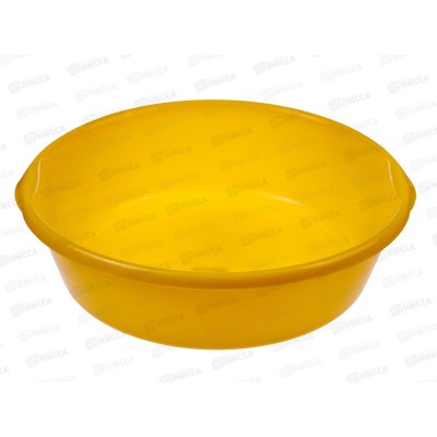 Таз  9л пластмассовый желтый ИНТ *30