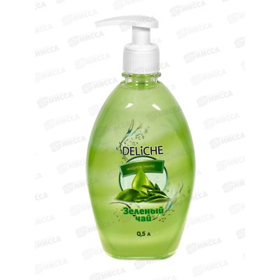 Жидкое мыло DELICHE Зеленый чай, 500мл *12 Жидкое мыло DELICHE Зеленый чай, 500мл *12