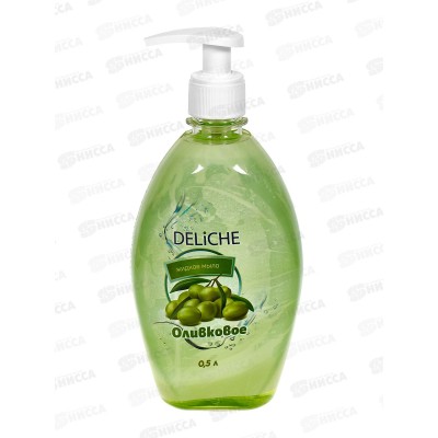 Жидкое мыло DELICHE Оливковое,  500мл  *12