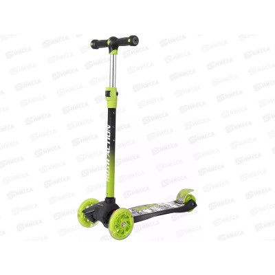Самокат 3-х колесный до 40кг Cmack green светящиеся колеса, 392561 *6