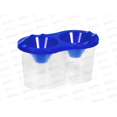 Непроливайка ПП Стандарт Синий-2, двойная, С-9003 *10/100