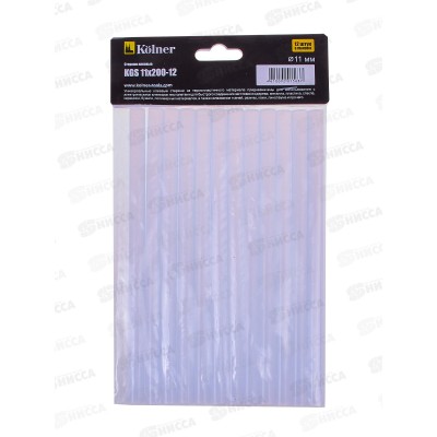 Стержни клеевые Kolner 200мм диам 11мм KGS 11*200-12 *6