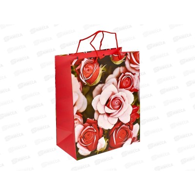 Пакет подарочный 26х32х14см матовый l Цветы, PL-104857-FLWR3, 371854 *12 Пакет подарочный 26х32х14см матовый l Цветы, PL-104857-FLWR3, 371854 *12