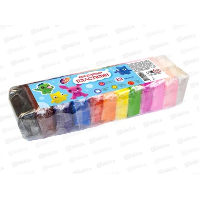 Пластилин воздушный Луч 12цв. 34С2228-08 *66 Пластилин воздушный Луч 12цв. 34С2228-08 *66