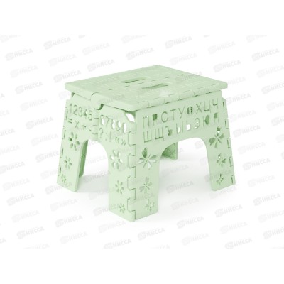 Табурет складной детский "Алфавит" зеленый М4961 *10 !!! Табурет складной детский "Алфавит" зеленый М4961 *10 !!!