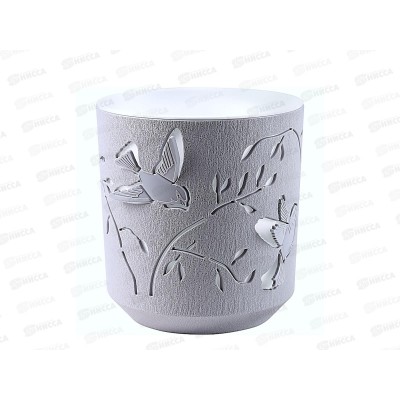 Кашпо &quotКолибри&quot 2,5л Серый жемчуг/Белый КШ-4655 *12