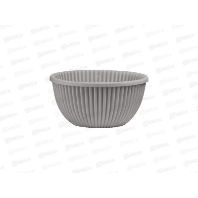 Кашпо "Верде" 6л Серый жемчуг КШ-5781 *10 Кашпо "Верде" 6л Серый жемчуг КШ-5781 *10