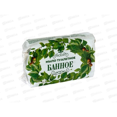 Мыло туалетное Банное 100гр в обертке *68 О Мыло туалетное Банное 100гр в обертке *68 О
