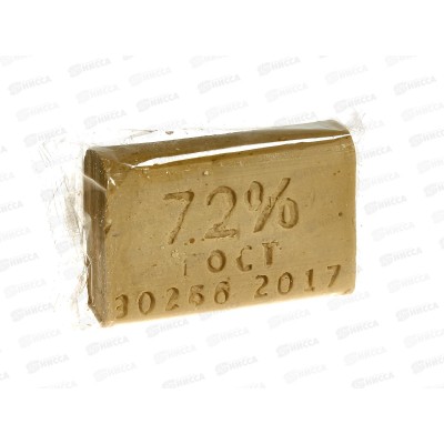 Мыло хозяйственное твердое 72% 150гр в обертке *55 О Мыло хозяйственное твердое 72% 150гр в обертке *55 О
