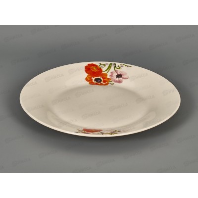Тарелка обеденная MC-007 Герберы 23см 240508