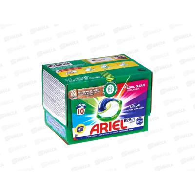 АРИЭЛЬ Автомат гель СМС жидкий Liquid Capsules Color 10*19,5г *4
