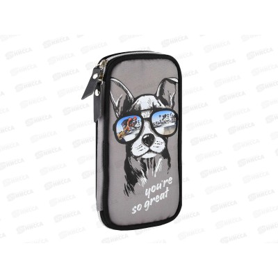 Пенал ФЕН Собака в очках,62045*12 Пенал ФЕН Собака в очках,62045*12