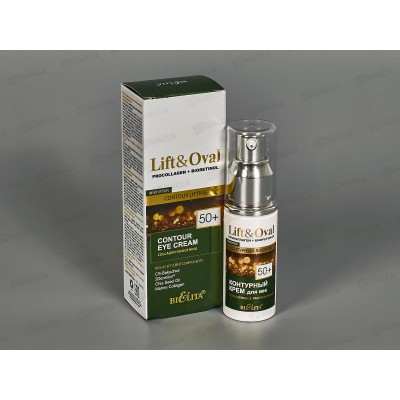 Lift&Oval 50+ Контурный крем для век "Коллагеновое разглаж." 30мл *12 Lift&Oval 50+ Контурный крем для век "Коллагеновое разглаж." 30мл *12