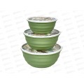 Набор мисок "Latina" 3шт с/кр Зеленый 222133818/08 *10 Набор мисок "Latina" 3шт с/кр Зеленый 222133818/08 *10