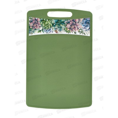 Доска разделочная &quotBergamo&quot прямоугольная 335*220*4мм зеленый 222132518/08 *20