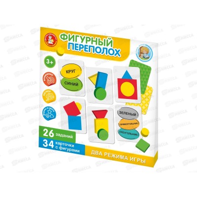 Игра обучающая Учись играя "Фигурный переполох" 05249  *10