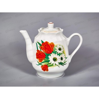 Чайник 1750см3 Ромашка с тюльпаном *2 Чайник 1750см3 Ромашка с тюльпаном *2