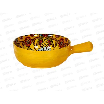 Салатник с ручкой "Arabesgue" (желтый) 22,7х15,2х6,6см, 0860150 *36 Салатник с ручкой "Arabesgue" (желтый) 22,7х15,2х6,6см, 0860150 *36