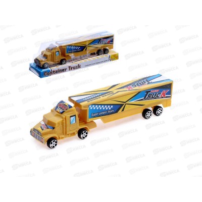 Грузовик инерц "Тягач" желтый 7339360