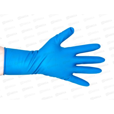 Перчатки HIGH RISK УЛЬТРА L(8-9), латексные 18г, не стерильные, неопудренная текстура *25