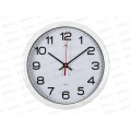 Часы настенные &quot21 Век&quot 2222-344 &quotКлассика&quot  Рубин d-22см корпус белый
