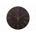Часы настенные &quot21 Век&quot 3010-003 &quotКлассика&quot  Рубин d-30см корпус корич+золото