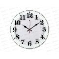 Часы настенные &quot21 Век&quot 4040-1241W Классика в полоску корпус белый
