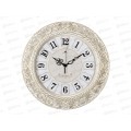 Часы настенные &quot21 Век&quot 4051-106 &quotКлассика&quot Рубин d-39,5см корпус белый с узором