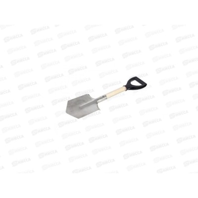 Лопата автомобильная оцинкованная с черенком  *5