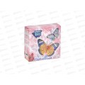 Салфетки 1 слойные 40 листов 24*24 Desna Design Бабочки и цветы, 57421 *32 Салфетки 1 слойные 40 листов 24*24 Desna Design Бабочки и цветы, 57421 *32