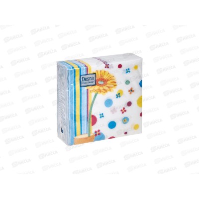 Салфетки 1слойные 40 листов 24*24 Desna Design Джинс, 57454 *32